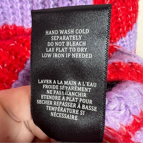 BlankNYC Womens Good Mood Multicolor Stripe Balloon Sleeve Sweater Size Small - Picture 7 of 8